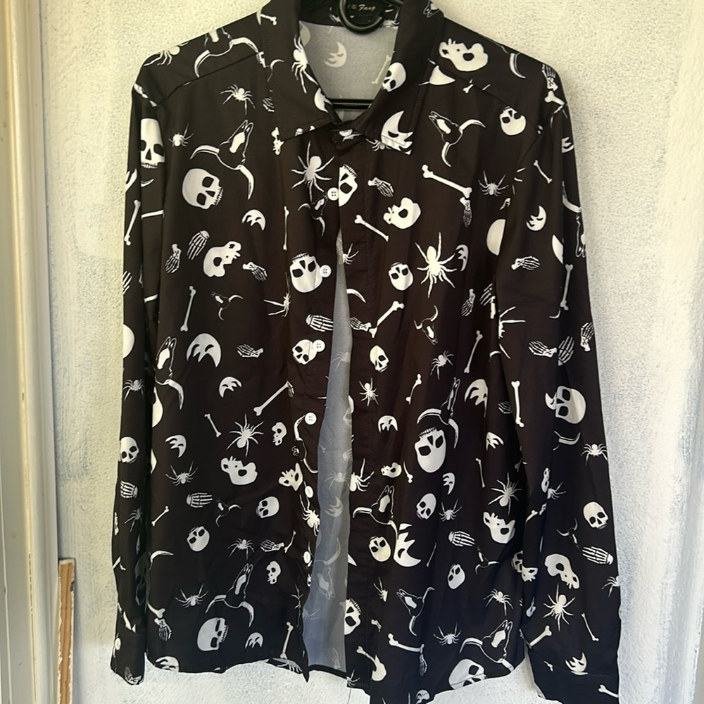 Halloween button up